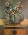 Florero copa de vino y cuchara 1908 cubista Pablo Picasso